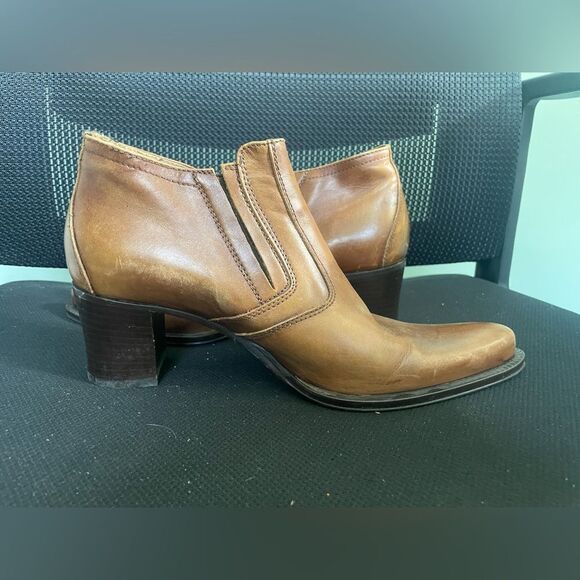 Nero Giardini Brown Leather Pointed Ankle Bootie Sz EU 36 US 6 - Picture 6 of 10